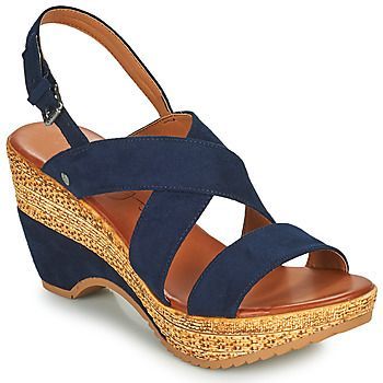 NORMA  women's Sandals in Blue. Sizes available:4,5,5.5,6.5