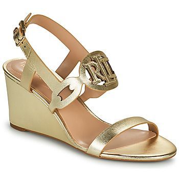 AMILEA  women's Sandals in Gold. Sizes available:3.5,4.5,6.5