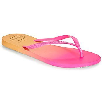 SLIM GRADIENT  women's Flip flops / Sandals (Shoes) in Pink. Sizes available:2.5 / 3,7.5