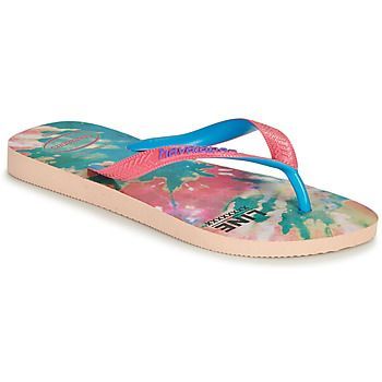TOP FASHION  women's Flip flops / Sandals (Shoes) in Pink. Sizes available:7.5