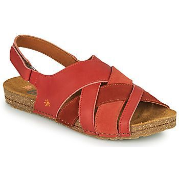 CRETA  women's Sandals in Red. Sizes available:4,5,6,7