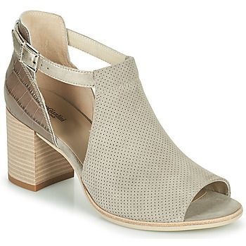 SANDA  women's Sandals in Grey. Sizes available:3.5,6,6.5