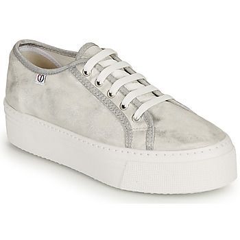 SUPERTELA  women's Shoes (Trainers) in Silver