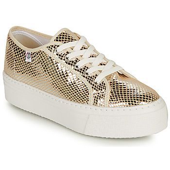SUPERTELA  women's Shoes (Trainers) in Gold