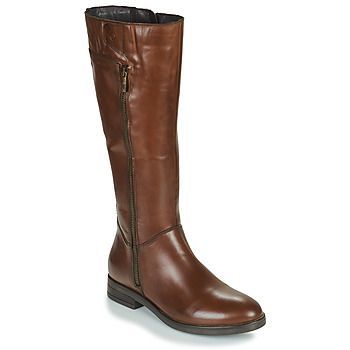 JANKA  women's High Boots in Brown. Sizes available:3.5,4,5,6,6.5,7,8