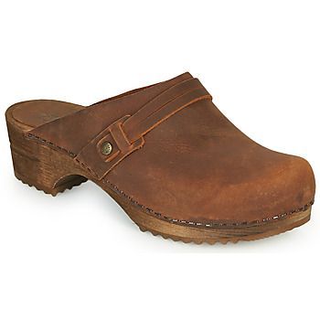 URSANA  women's Clogs (Shoes) in Brown
