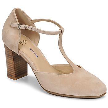 11789-CAM-MISIA  women's Court Shoes in Beige. Sizes available:5,5.5
