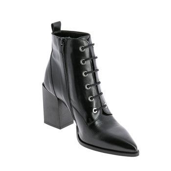 EMOGENE  women's Mid Boots in Black. Sizes available:3.5