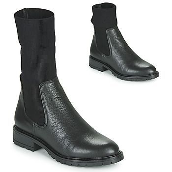 CLEOPHA  women's Mid Boots in Black. Sizes available:7.5