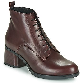 EADBERT  women's Low Ankle Boots in Bordeaux. Sizes available:5,6
