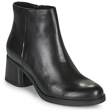 EARWIN  women's Mid Boots in Black. Sizes available:4,6.5,7.5