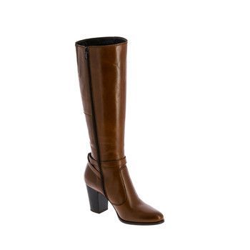 RUTH  women's High Boots in Brown. Sizes available:6