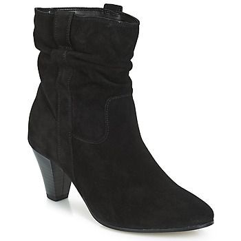 FANFAN  women's Mid Boots in Black. Sizes available:3.5,5