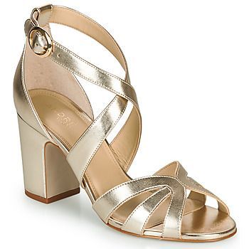 VIGNE  women's Sandals in Gold. Sizes available:4,5,6.5