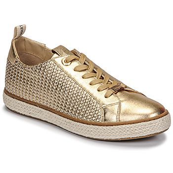 INAYA  women's Shoes (Trainers) in Gold