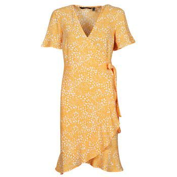 VMSAGA  women's Dress in Yellow. Sizes available:S,M,L,XS
