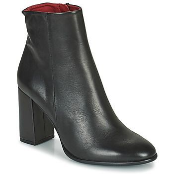 MIRATI  women's Low Ankle Boots in Black. Sizes available:5,5.5