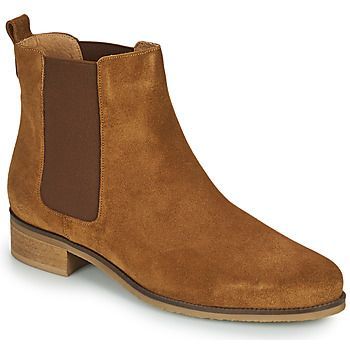 CHATELAIN  women's Mid Boots in Beige. Sizes available:3.5,4,5,6,6.5,7.5