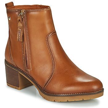 LLANES  women's Low Ankle Boots in Brown. Sizes available:3.5,4,5,6,6.5,7