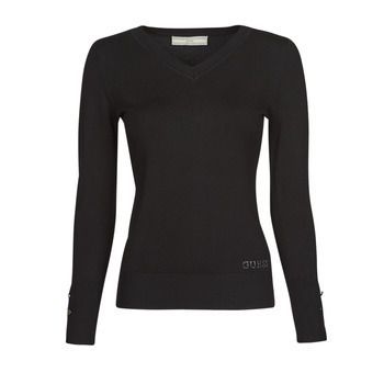 GENA VN LS SWTR  women's Sweater in Black