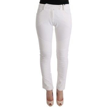 White Cotton  women's Trousers in multicolour. Sizes available:IT S
