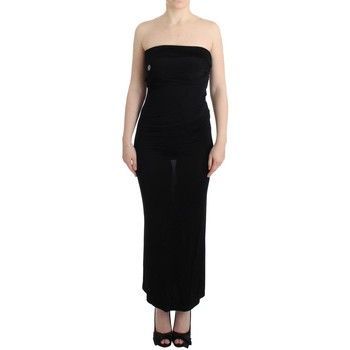 Black strapless maxi d  women's Long Dress in multicolour. Sizes available:IT M