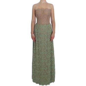 Green Floral L  women's Long Dress in multicolour. Sizes available:IT S