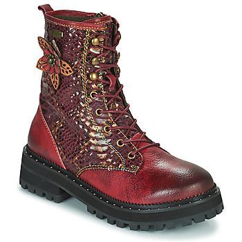 IACNISO  women's Mid Boots in Bordeaux. Sizes available:3.5,4,5,6,6.5