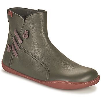 PEU CAMI  women's Mid Boots in Grey. Sizes available:3,4,5,6,7,8,9