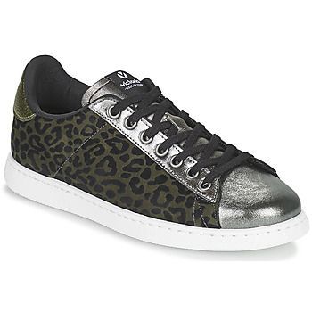 TENIS LEOPARDO  women's Shoes (Trainers) in Kaki