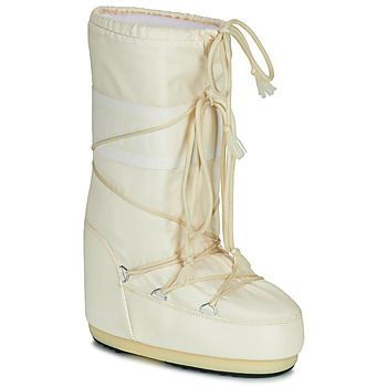 MOON BOOT ICON NYLON  women's Snow boots in White. Sizes available:6 / 7,3 / 5