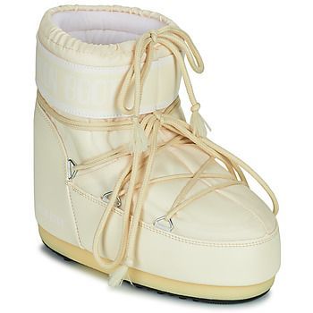 MOON BOOT ICON LOW 2  women's Snow boots in White. Sizes available:3 / 5,6 / 7