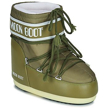 MOON BOOT ICON LOW 2  women's Snow boots in Kaki. Sizes available:3 / 5,6 / 7