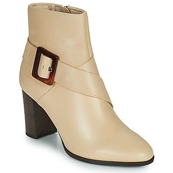 NAMEI  women's Low Ankle Boots in Beige. Sizes available:3.5,4,5,6,6.5,7.5