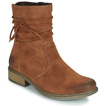 GITONNA  women's Mid Boots in Brown. Sizes available:3,4,5,6,7,7.5
