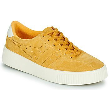 GOLA SUPER COURT SUEDE  women's Shoes (Trainers) in Yellow