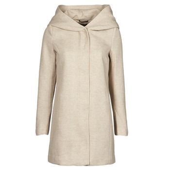 ONLSEDONA  women's Coat in Beige