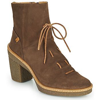 HAYA  women's Low Ankle Boots in Brown