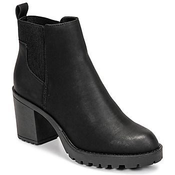 BARBARA HEELED BOOTIE  women's Low Ankle Boots in Black