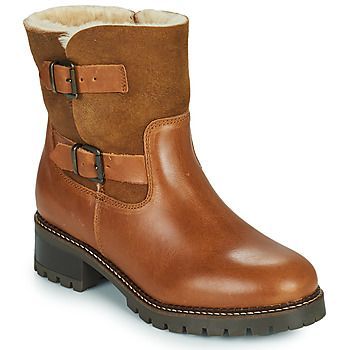 LEILA  women's Low Ankle Boots in Brown