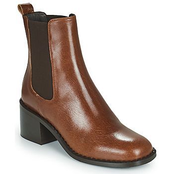 FREYLA  women's Low Ankle Boots in Brown