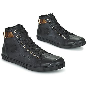 LATSA  women's Shoes (High-top Trainers) in Black