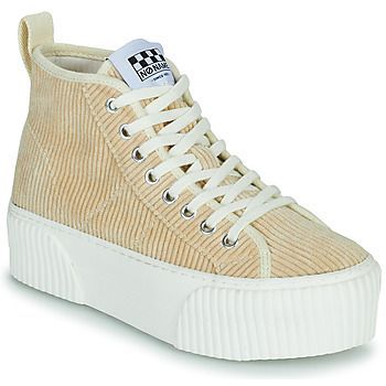 IRON MID  women's Shoes (High-top Trainers) in Beige