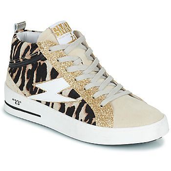 CIELLO  women's Shoes (High-top Trainers) in Beige