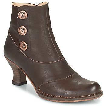 ROCOCO  women's Low Ankle Boots in Brown