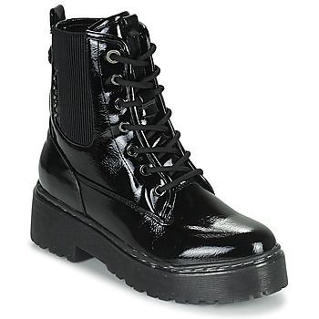 76084  women's Mid Boots in Black