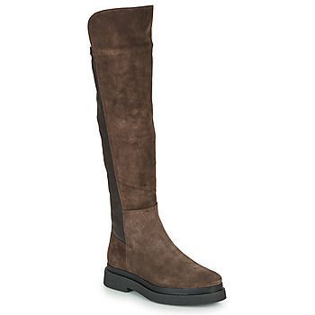 OLYMPE  women's High Boots in Brown