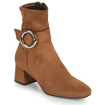 ADORABLE  women's Low Ankle Boots in Brown