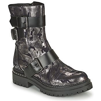 KALOPE  women's Mid Boots in Silver