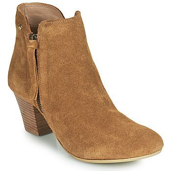 TULLI  women's Low Ankle Boots in Brown
